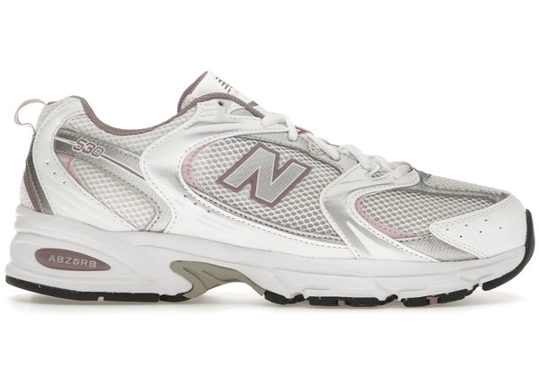 New Balance 530 White Silver Metalic Ice Wine
