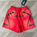 Hellstar Warm Up Shorts Red