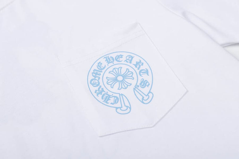 Camiseta Chrome Hearts Triple Cross Logo Branca