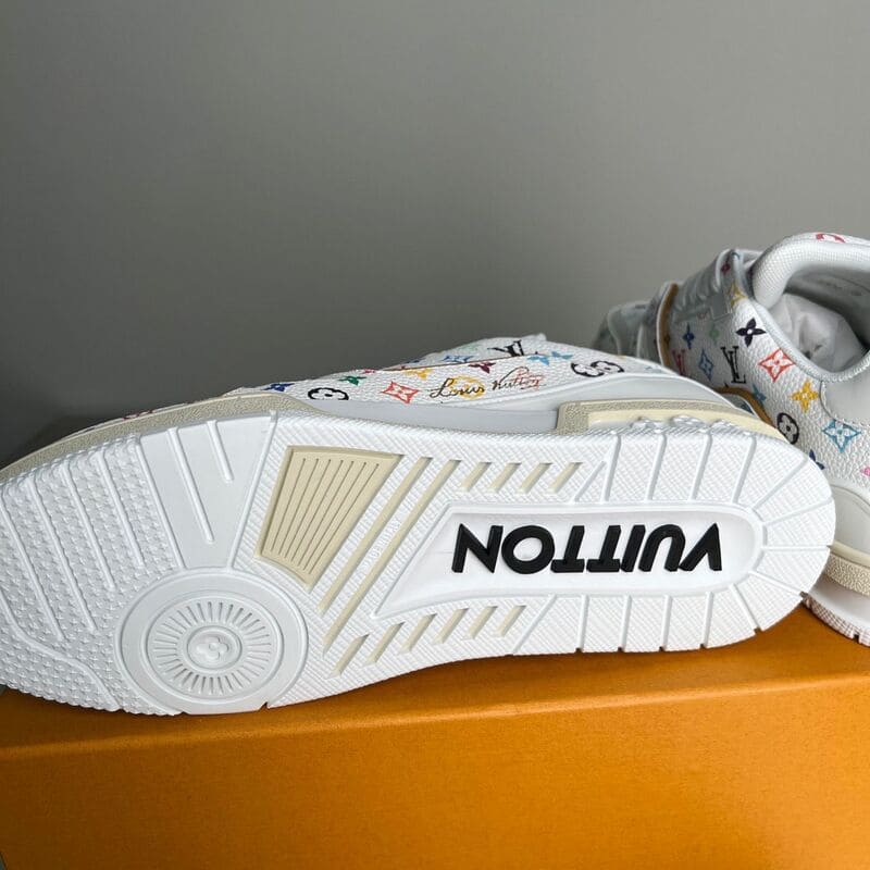 Louis Vuitton LV Trainer x Takashi  Murakami White