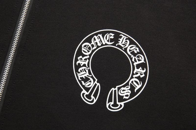 Moletom Chrome Hearts Horseshoe Floral Preto