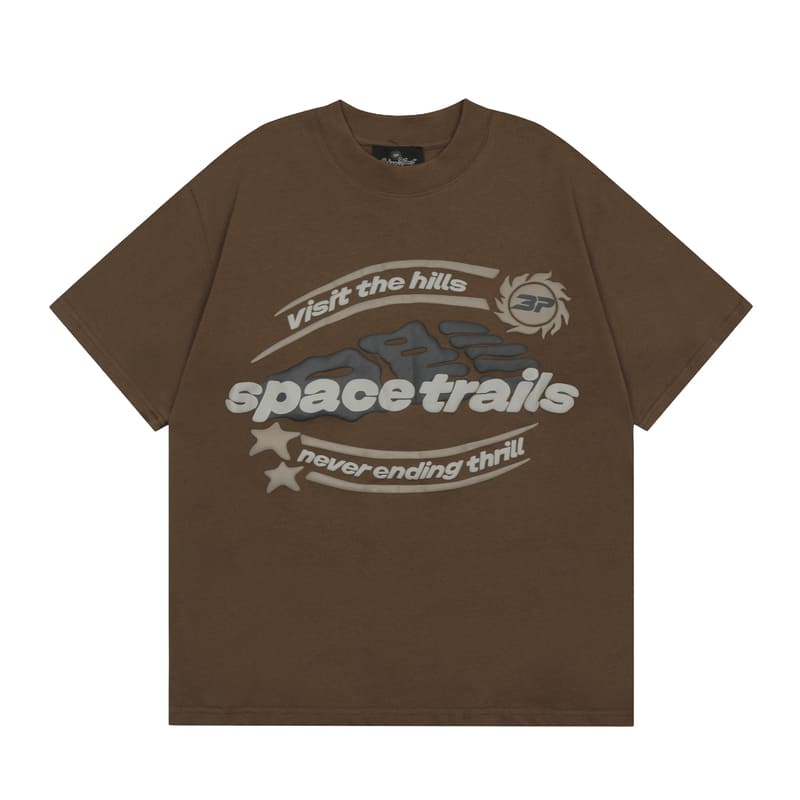 Camiseta Broken Planet Space Trails Mocha Brown