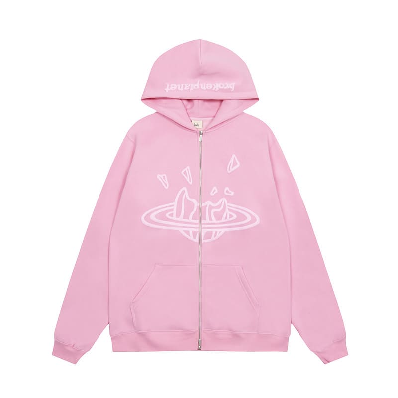 Moletom Broken Planet Candy Pink