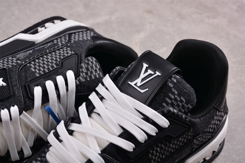 Louis Vuitton LV Trainer Black Damier 3D Denim