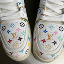 Louis Vuitton LV Trainer x Takashi  Murakami White