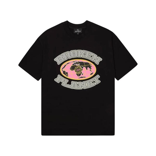 Camiseta Broken Planet Grid Black