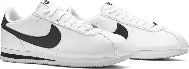 Cortez Basic Leather 'White Black'