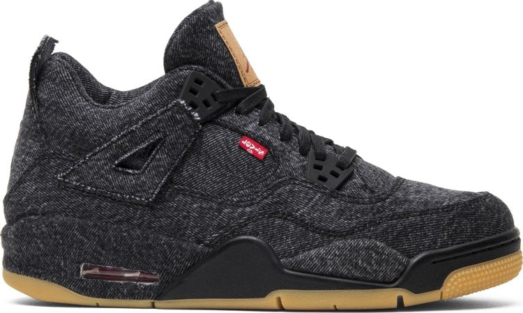 Levi's x Air Jordan 4 Retro 'Black Denim'