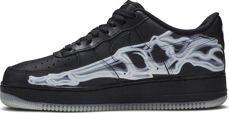 Nike Air Force 1 '07 QS 'Black Skeleton'