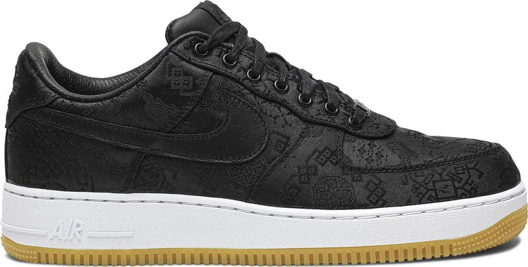 Fragment Design x CLOT x Air Force 1 'Black Silk'