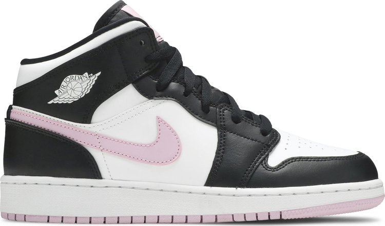 Nike Air Jordan 1 Mid GS 'White Light Arctic Pink'