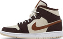 Nike Air Jordan 1 Mid SE 'Cream Dark Chocolate'