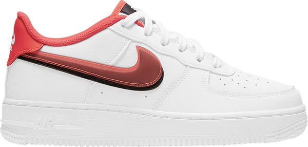 Nike Air Force 1 LV8 GS 'Double Swoosh - Bright Crimson'